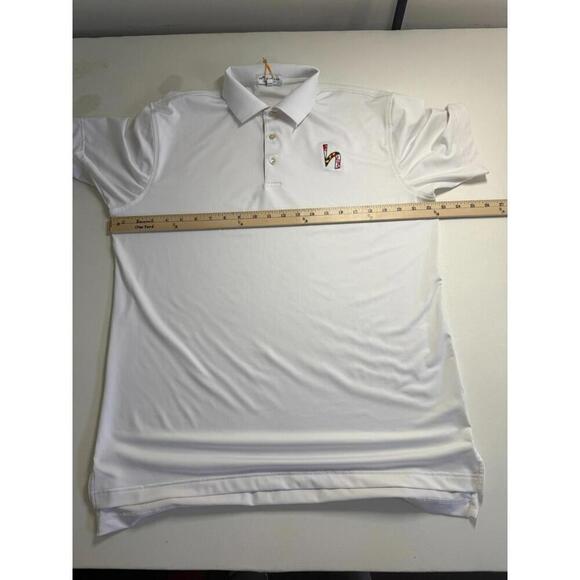 *NWT* Peter Millar Summer Comfort Maryland Howard Bank Golf Polo White M - Picture 5 of 7